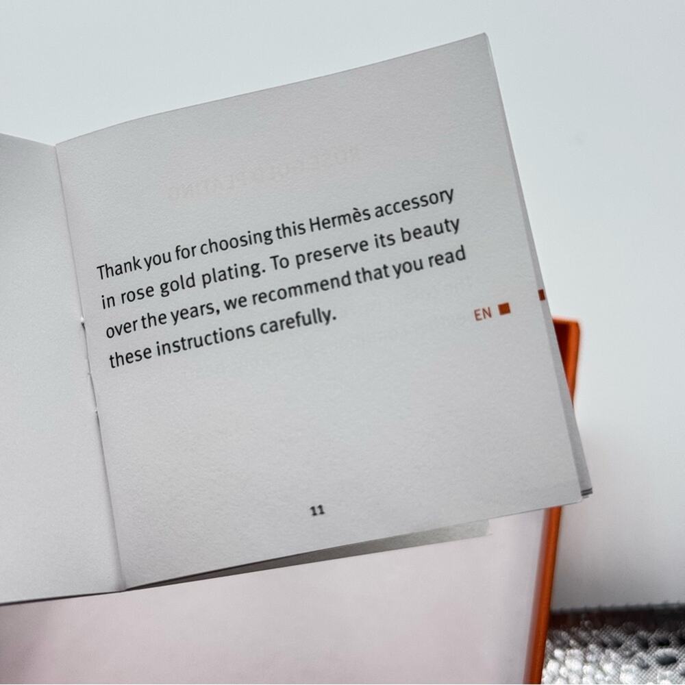 Hermes Mini Kelly Double Tour Brown Calfskin Leather Rose Gold Plated Bracelet - Picture 11 of 11